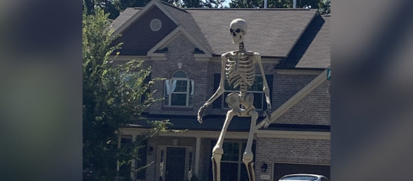 Home Depot's Giant 12 Ft Tall Halloween Skeleton Decoration | Bryan ...